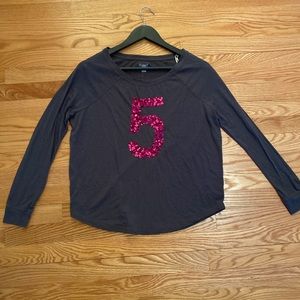 AERIE LONG SLEEVE TEE-sequin 5